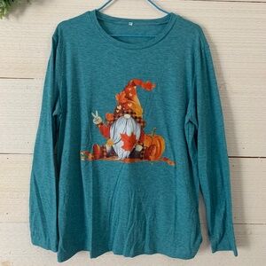 Woman's Fall Gnome T-Shirt.  Size XL